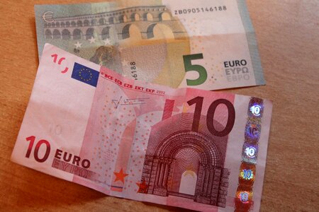 Bills paper money 10 euro