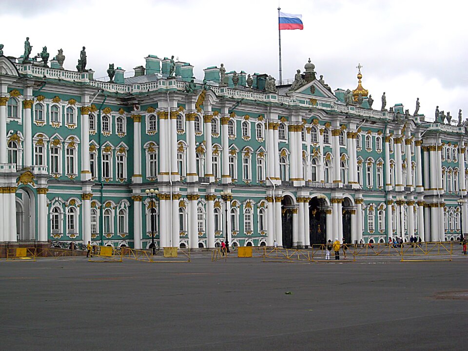 Winter palace peter russia