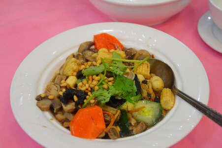 Vegan healthy carrot