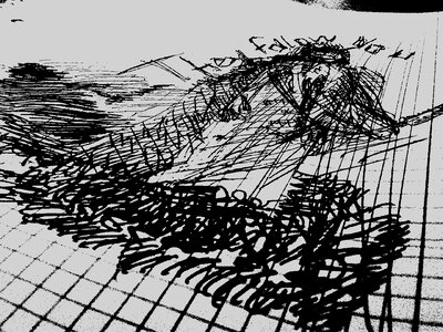 Pen black white