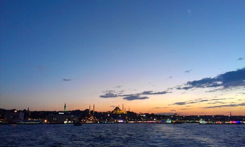 Coast istanbul sky