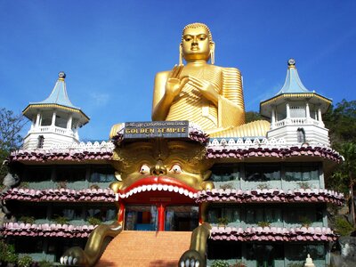 Temple sri lanka buddhism photo