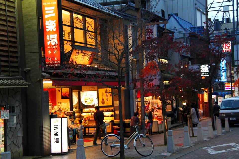 Evening shopping shops