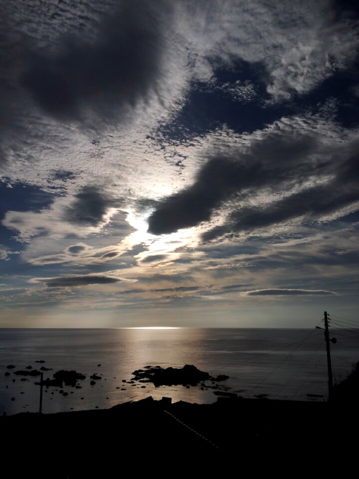 Beach sea sky
