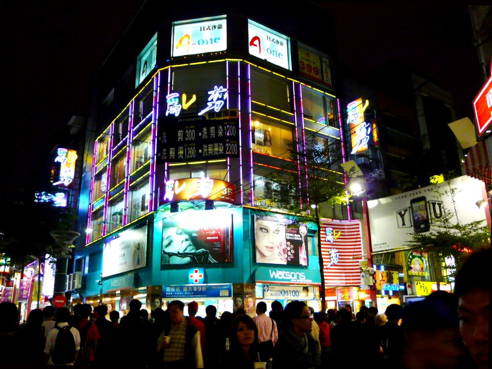 City ximending taipei photo