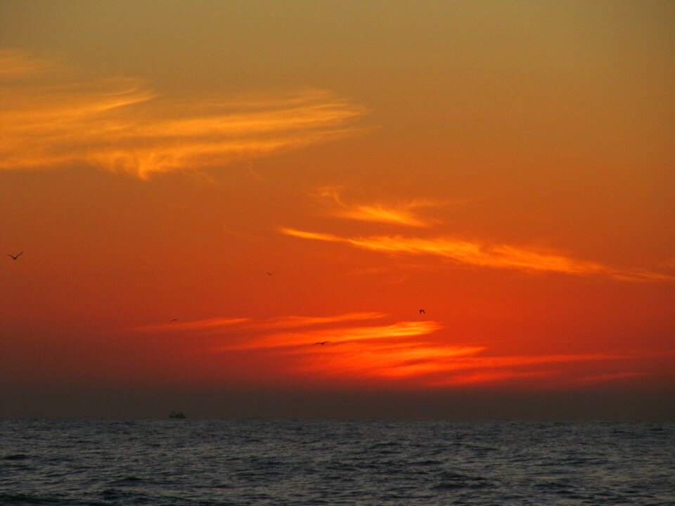 Afterglow ocean mood