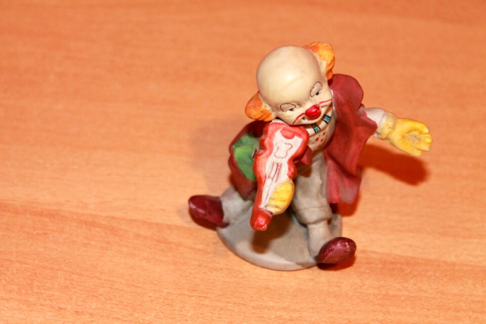 Clown figure porcelain