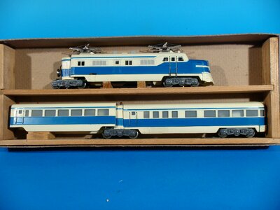 1950s model railway train