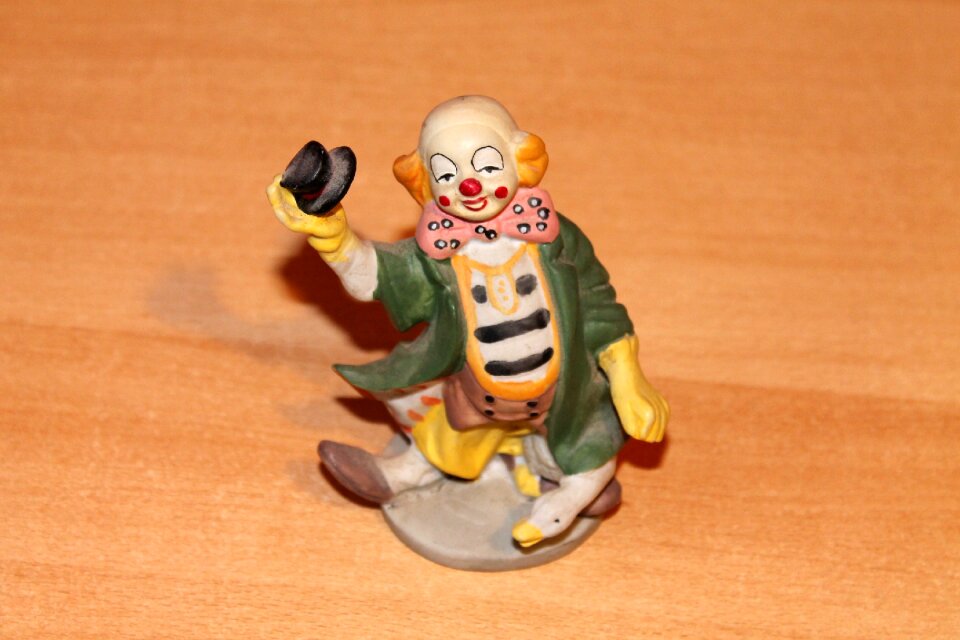 Clown figure porcelain