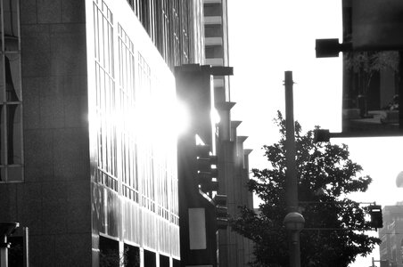 Buildings architecture black and white