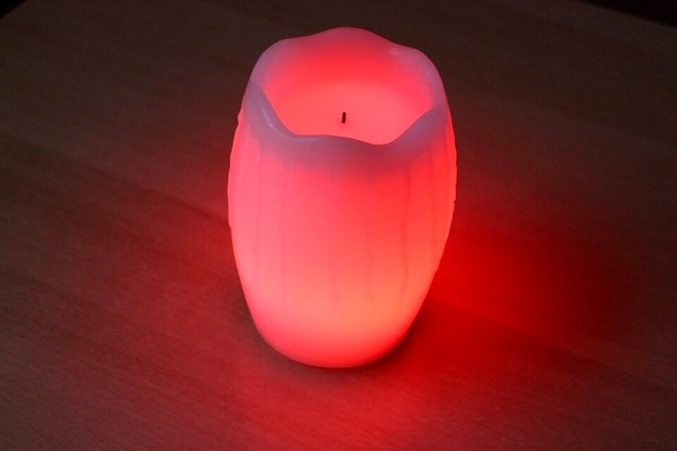 Light red battery operated