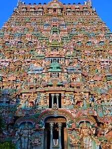 Temple colorful india