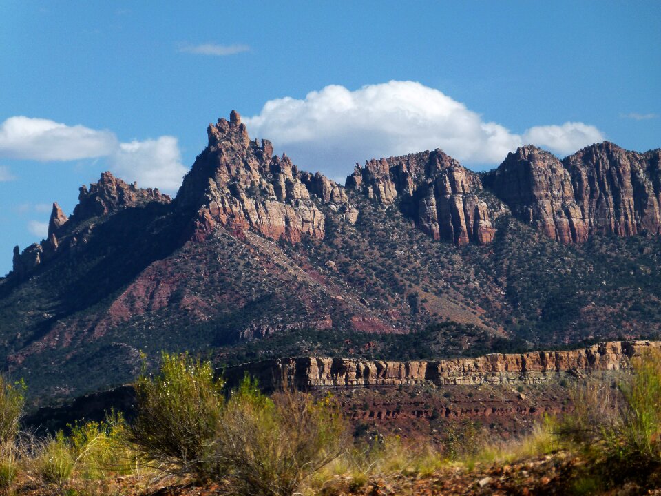 Tourist attraction mountains rocks