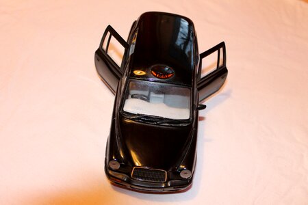 Black metal car toys