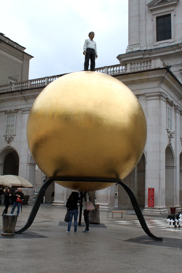 Gold ball large art
