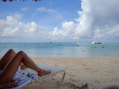 Relaxing sky blue