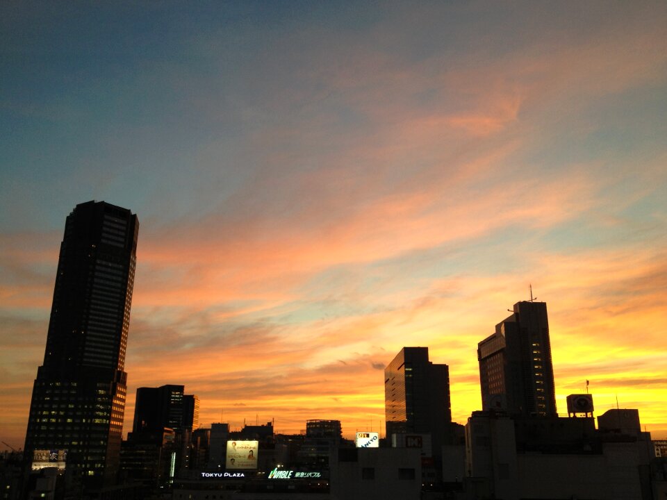 Beautiful sky sunset