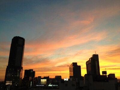 Beautiful sky sunset