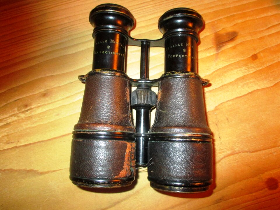 Army binoculars antique swiss army