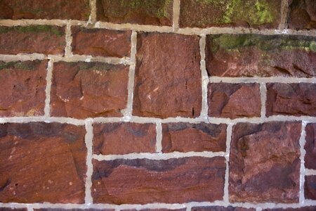 Brick sand stone wall