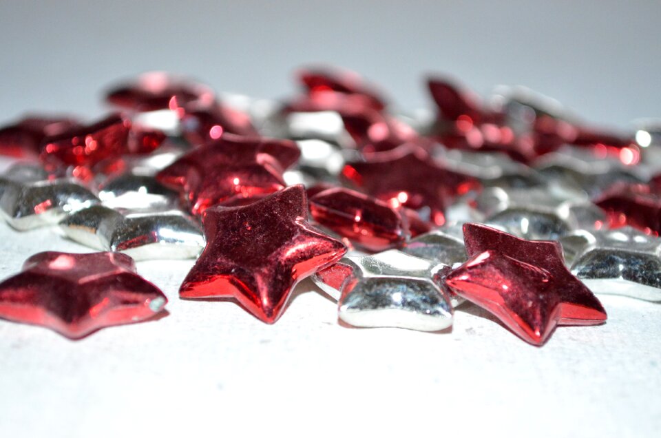 Colorful stone star mosaic