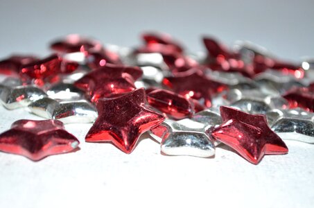 Colorful stone star mosaic