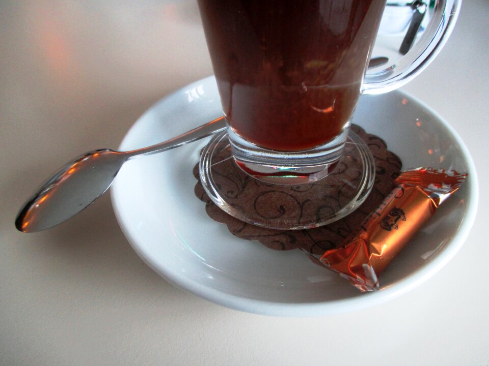 Coffee with schnapps candy gottlieber lake café