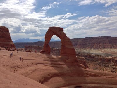 Landscape moab sandstone photo