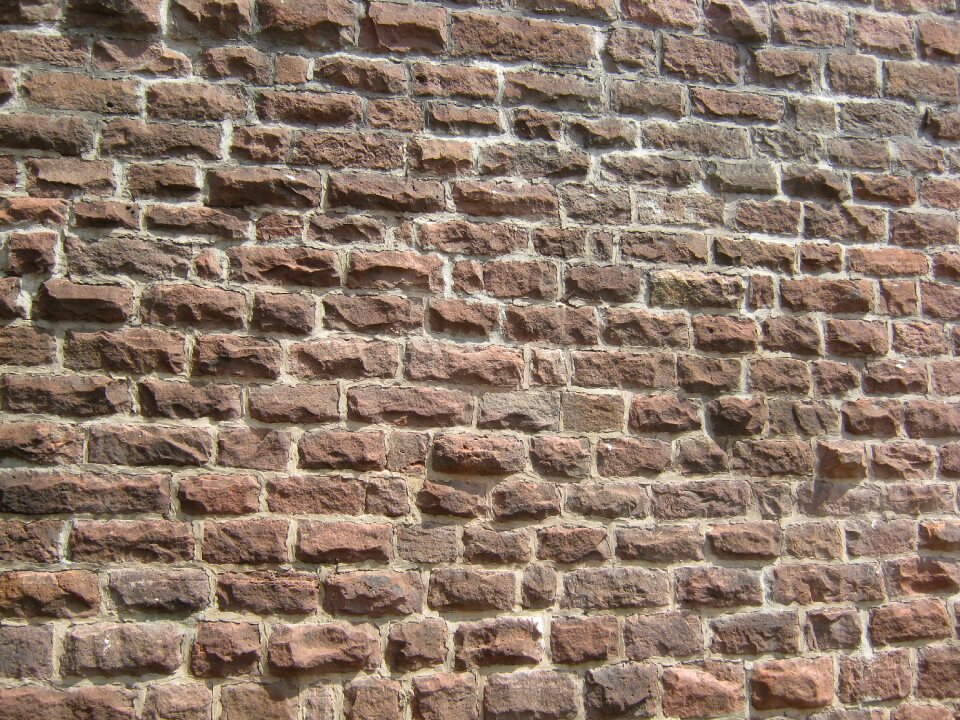 Brick sand stone wall