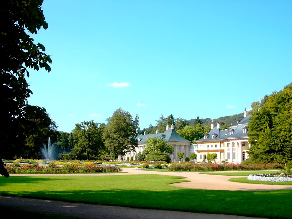 Pleasure garden park dresden photo