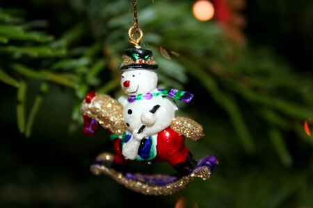 Rocking horse christmas tree decorations