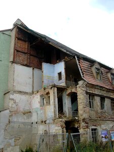 Demolition dilapidated shabby