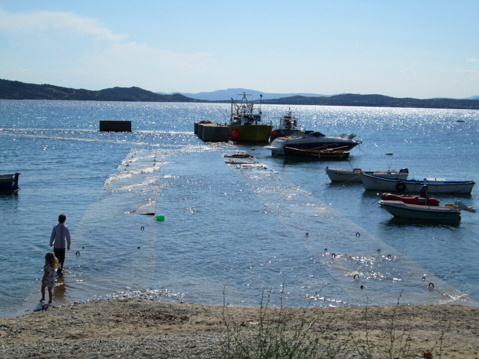 Seaside beach shoreline