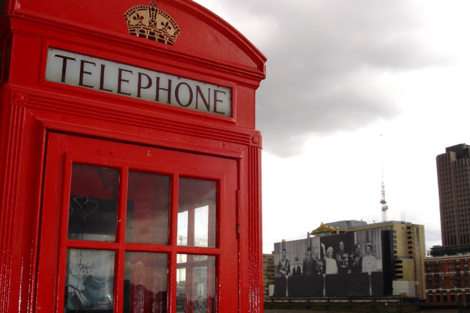 Telephone house london red
