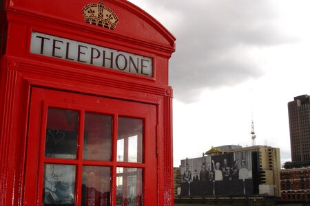 Telephone house london red