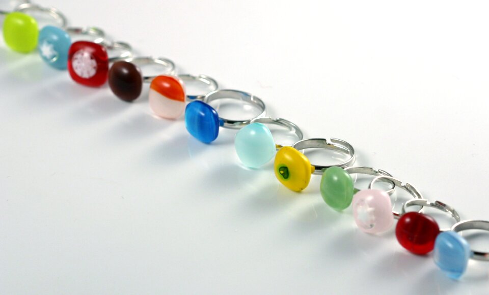 Jewellery fused glass fashion