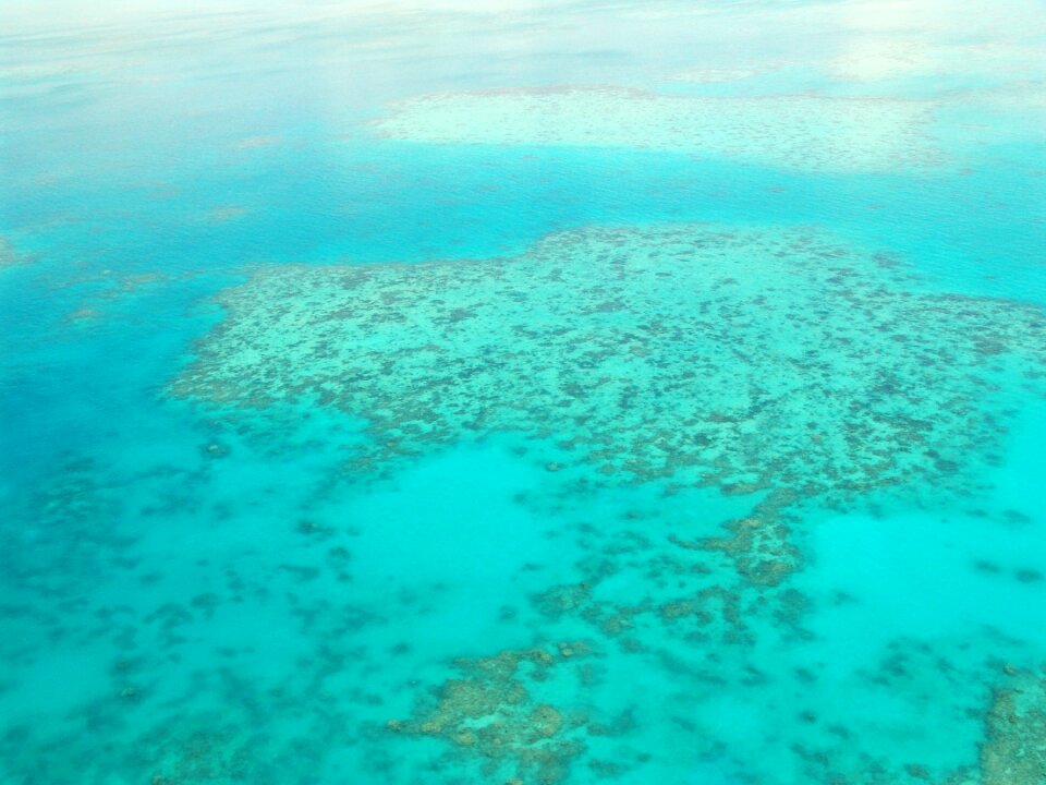 Ocean pacific aerial view