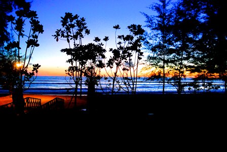 Holiday vocation sunset