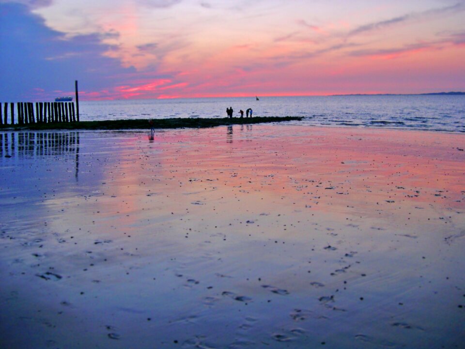 Texel romantic sunset