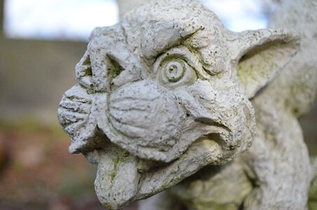 Garden statue stone figure gargoyle