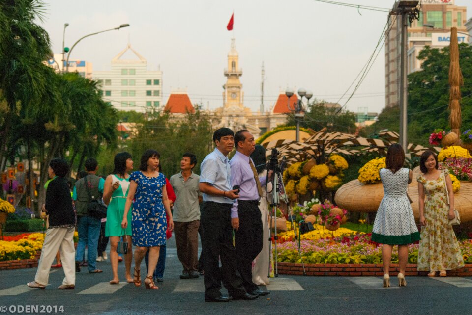 Flowers city vietnam