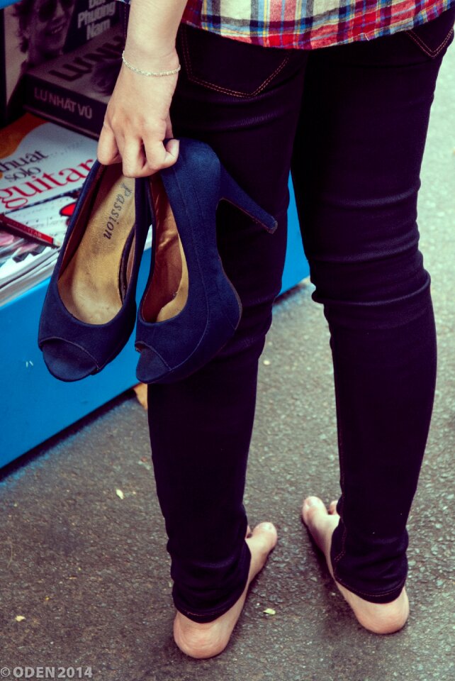 Shoes heels tired