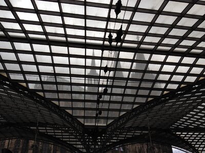 Roof glass construction photo