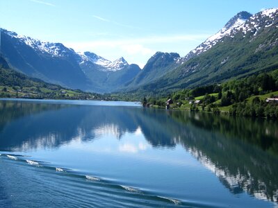 Cruise beautiful reflections