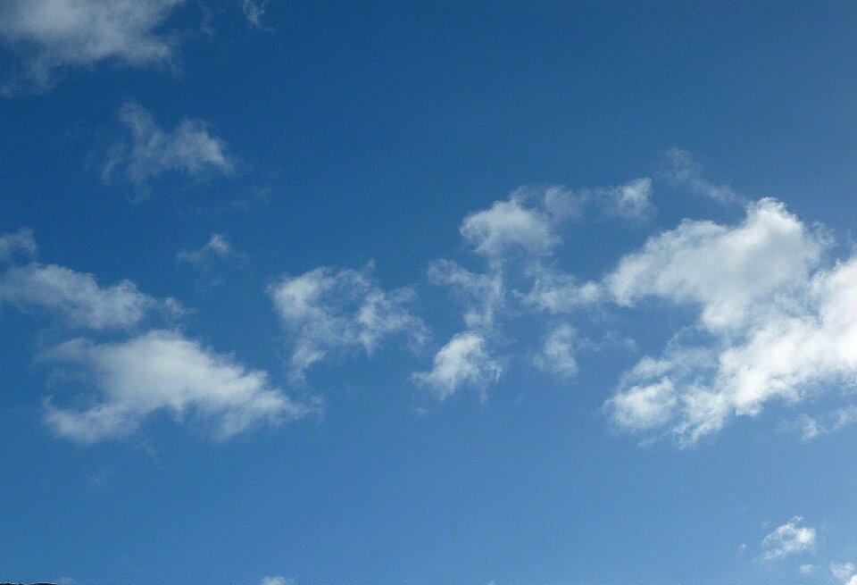 Sky clouds blue