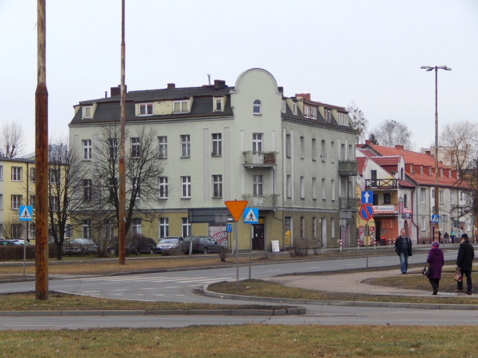 Street old houses city