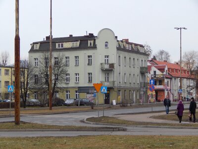 Street old houses city