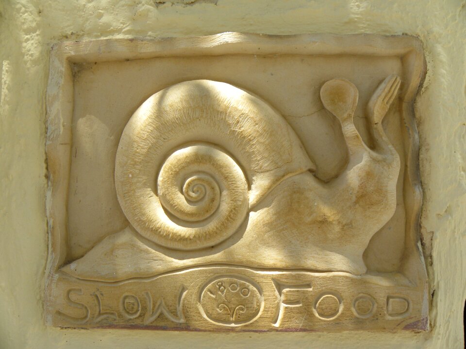Slow food eat enjoy