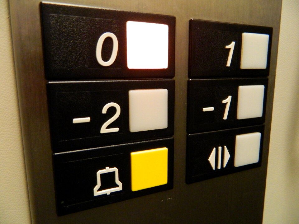Buttons alarm skyscraper
