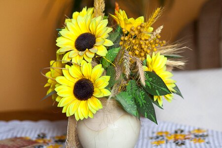 Decoration flower sunflowers photo